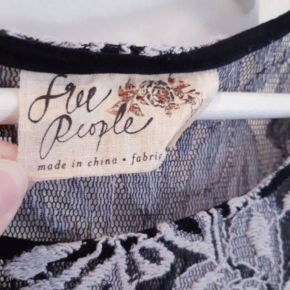 Free People semi sheer lace dress - Picture 5 of 14